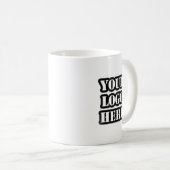 Custom Business Logo Branded Coffee Mug (Devant droit)
