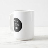 Custom Business Logo Branded Coffee Mug (Devant gauche)