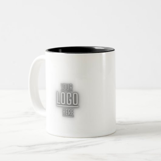 Custom Business Logo Branded Coffee Mug (Devant gauche)