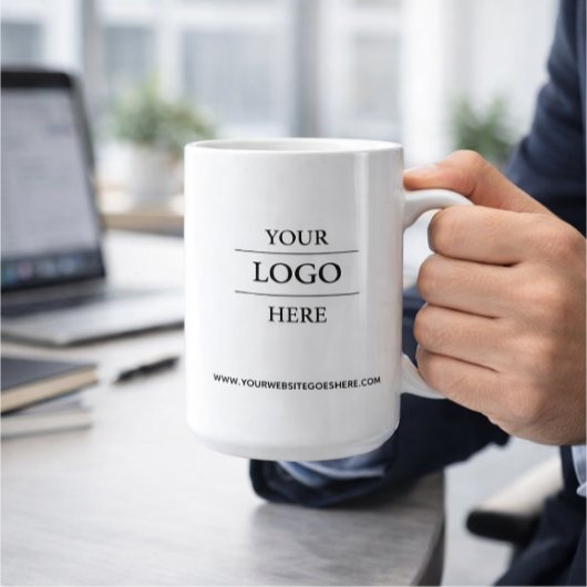 Custom Business Logo Branded Koffiemok