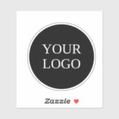 Custom Business Logo Branded Water Bottle Sticker (Vel)