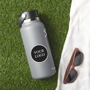 Custom Business Logo Branded Water Bottle Sticker