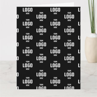 Custom Business Logo Branded – zwart gevouwen Gree Kaart