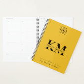 Custom Business Logo & Branding Monogram Initials Planner (Display)