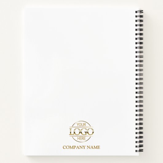 Custom Business Logo & Branding Promotional Gift Notitieboek (Achterkant)