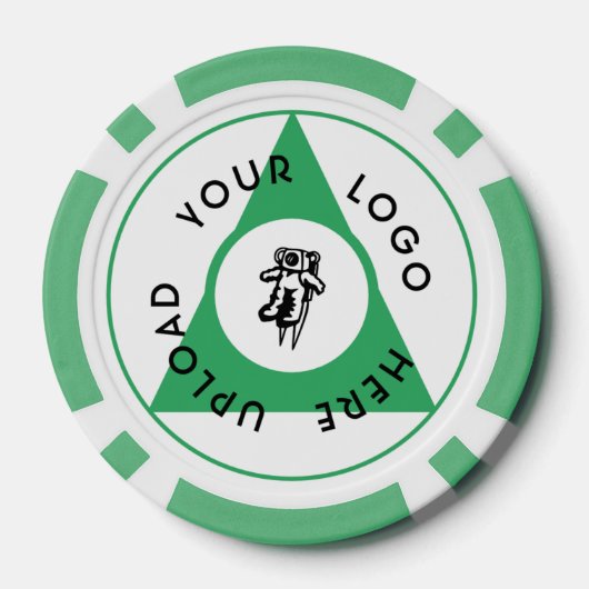 Custom Business Logo Branding Sjabloon Poker Chips (Achterkant)