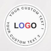 Custom Business Logo Bulk (30) Waterproof Stickers (Design 1)