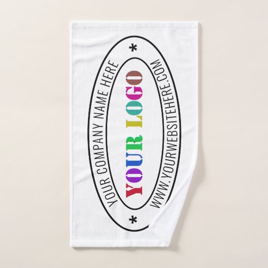 Custom Business Logo Company Badhanddoek Set Bad Handdoek (Handdoek)