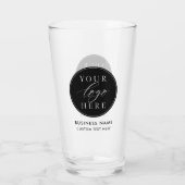 Custom Business Logo Company Glas (Achterkant)