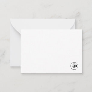 Custom Business Logo Company Notitiekaartje