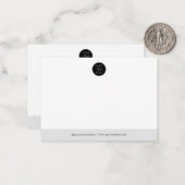 Custom Business Logo Company Notitiekaartje (Voorkant / Achterkant in situ)