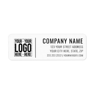 Custom Business Logo Corporate Company Modern Cool Etiket