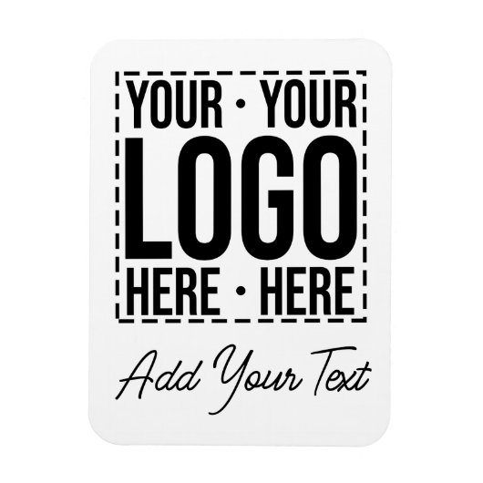 Custom Business Logo Corporate Company Modern Cool Magneet (Verticaal)