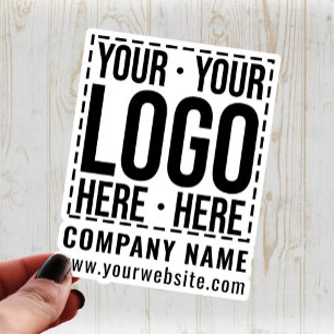 Custom Business Logo Corporate Company Modern Cool Sticker
