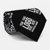 Custom Business Logo Corporate Company Modern Cool Stropdas (Opgerold)