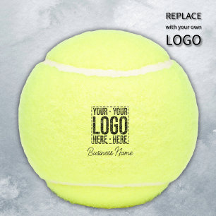 Custom Business Logo Corporate Company Modern Cool Tennisballen