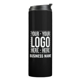 Custom Business Logo Corporate Company Modern Cool Thermosbeker