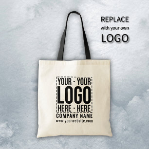 Custom Business Logo Corporate Company Modern Cool Tote Bag