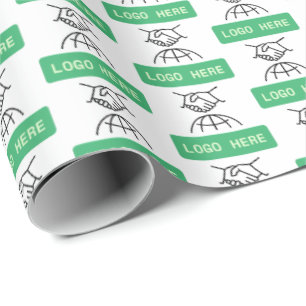 Custom Business Logo & Corporate-pictogram Cadeaupapier