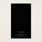 Custom Business Logo Earring Display Kaart (Achterkant)