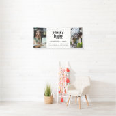 Custom Business Logo Grand Opening 2 Foto Spandoek (Insitu)