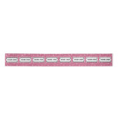 Custom Business Logo Hot roze Sparkle Lint (Voorkant)