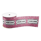 Custom Business Logo Hot roze Sparkle Lint (Spoel)