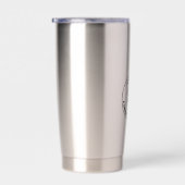 Custom Business Logo Minimalist Employees Geïsoleerde Drinkbeker (Rechts)