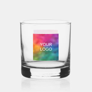 Custom Business Logo Moderne Sjabloon Online kopen Whisky Glas