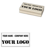 Custom Business Logo Naam Bedrijf Rubber Stempel (Gestempeld)