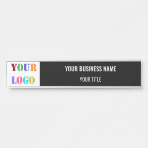 Custom Business Logo Naam Deur Sign Kleuren kiezen Deurbordje
