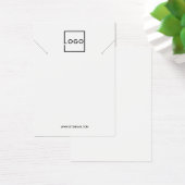 Custom Business Logo Necklace Display Cards (Bureau)