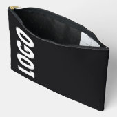 Custom Business Logo on Black  Etui (Open)