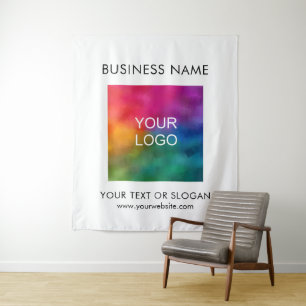 Custom Business Logo Party Event Seminar Groot Wandkleed