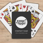 Custom Business Logo Promotie Zwart Branded Pokerkaarten