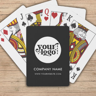 Custom Business Logo Promotie Zwart Branded Pokerkaarten