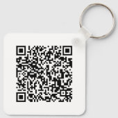 Custom Business Logo & QR Code Promotional Swag Sleutelhanger (Achterkant)