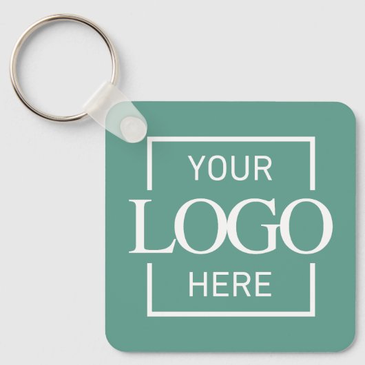 Custom Business Logo & QR Code Promotional Swag Sleutelhanger (Voorkant)