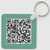 Custom Business Logo & QR Code Promotional Swag Sleutelhanger (Achterkant)