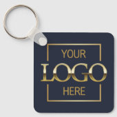 Custom Business Logo & QR Code Promotional Swag Sleutelhanger (Voorkant)