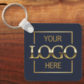 Custom Business Logo & QR Code Promotional Swag Sleutelhanger (Voorkant)