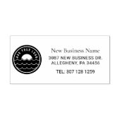 Custom Business Logo Return Address Rubberstempel (Afrduk)