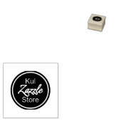 Custom Business Logo Rubber Stamp Rubberstempel (Gestempeld)