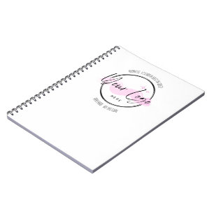 Custom Business Logo Sjabloon - Telefoon en adres Notitieboek