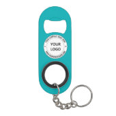 Custom Business Logo Sleutelhanger flesopener cade Mini Flessenopener (Achterkant)
