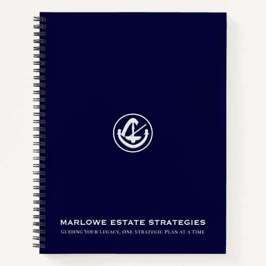 Custom Business Logo Spiral Notitieboek (Voorkant)