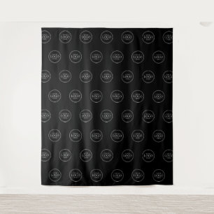 Custom Business Logo stap en herhaling Wandkleed