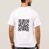 Custom Business Logo T-shirt With QR code  (Dos)