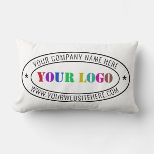 Custom Business Logo Tekst Bedrijf Kussen Sjabloon
