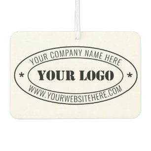Custom Business Logo Tekst Company Luchtverfrisser